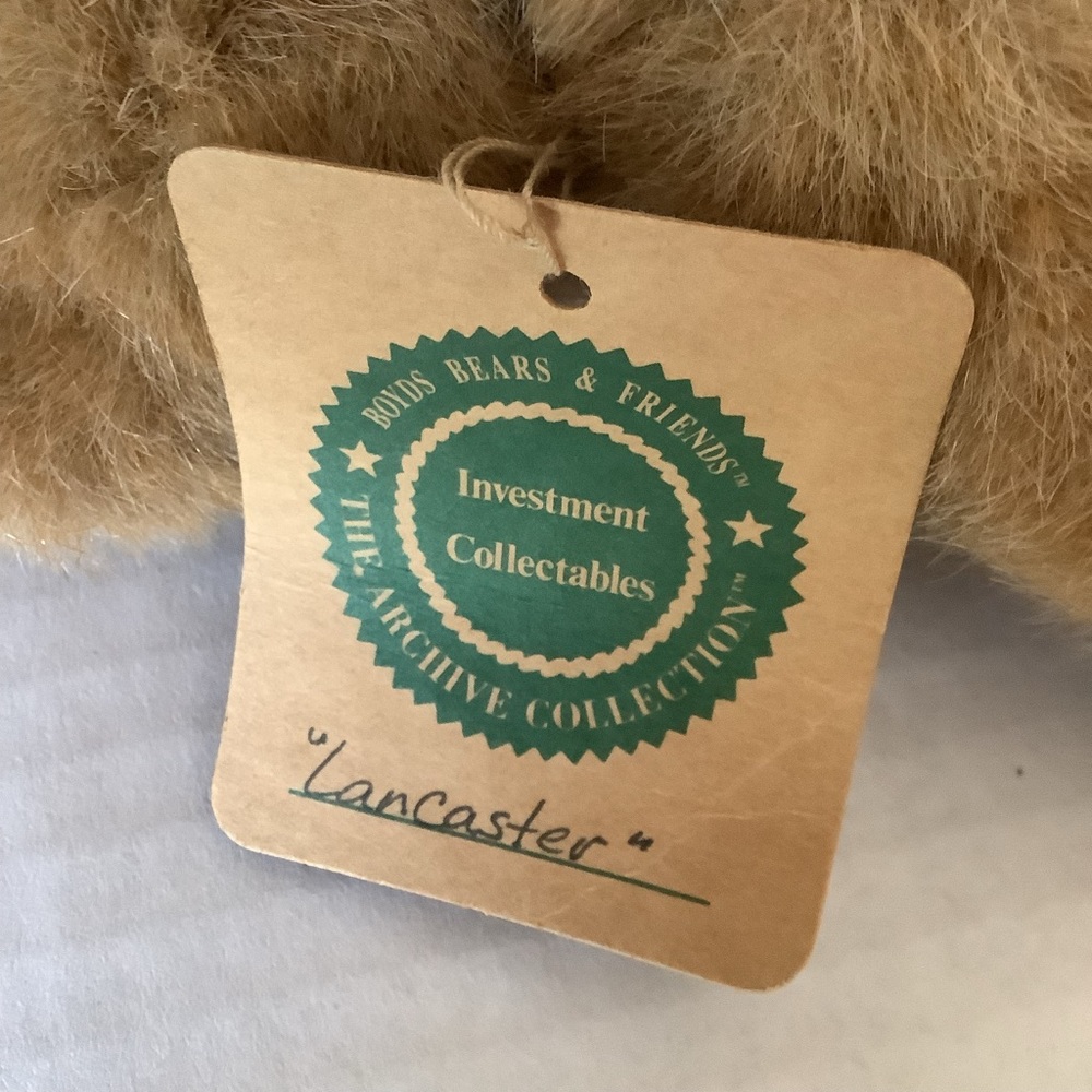 Boyds Bear Plush The Archive Collection “Lancaster” - Picture 8 of 9